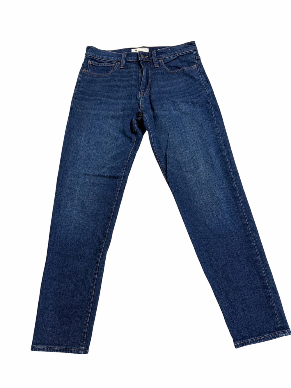 Madewell Relaxed Taper Blue Jeans Straight Leg Indigo Wash Men's Size 31X32